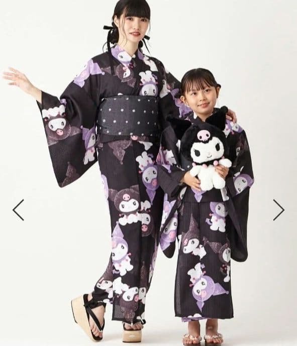 クロミ浴衣+兵児帯セット