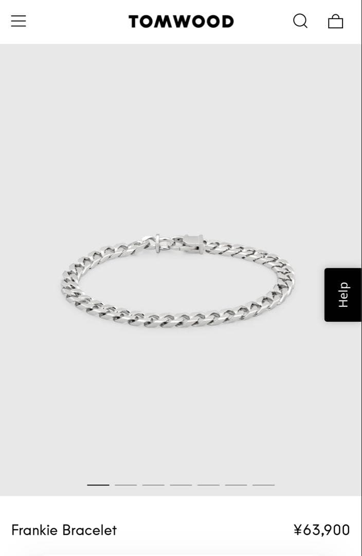TOMWOOD トムウッド　Frankie Bracelet 7.7インチ