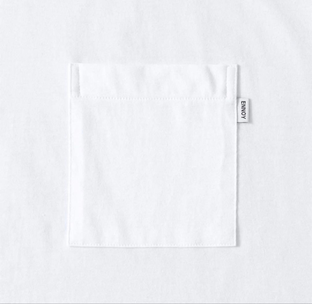 ENNOY POCKET CREW 2PACK SS T-SHIRT M ラス1