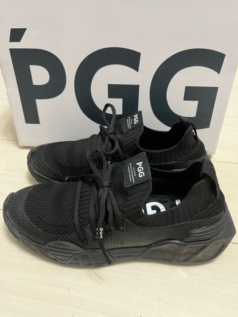 PGG レディース◾️スパイクレス　シューズ◾️ ブラック　レディース
