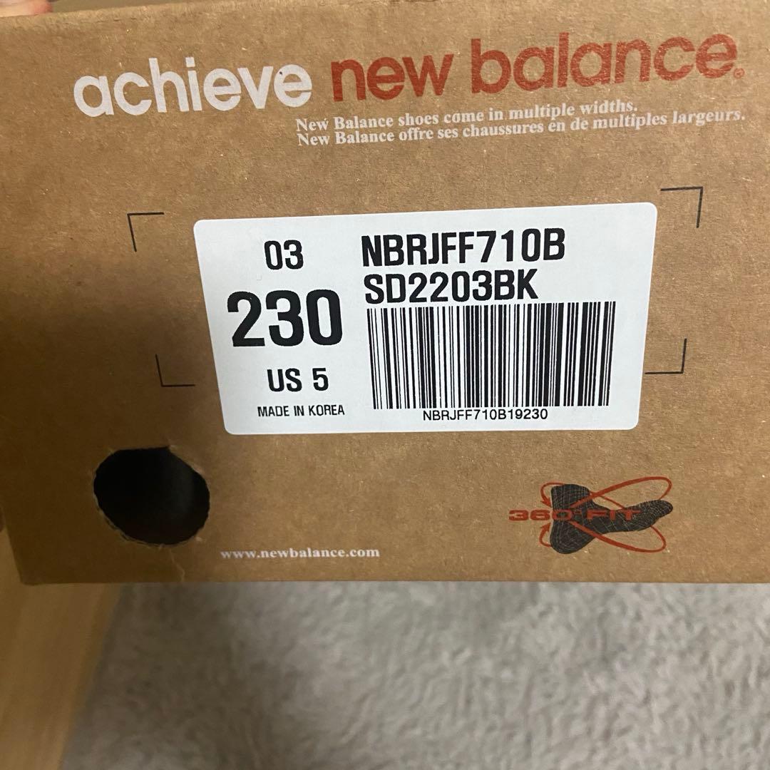 韓国限定＊New Balance メリージェーン ブラック/グレー 23cm