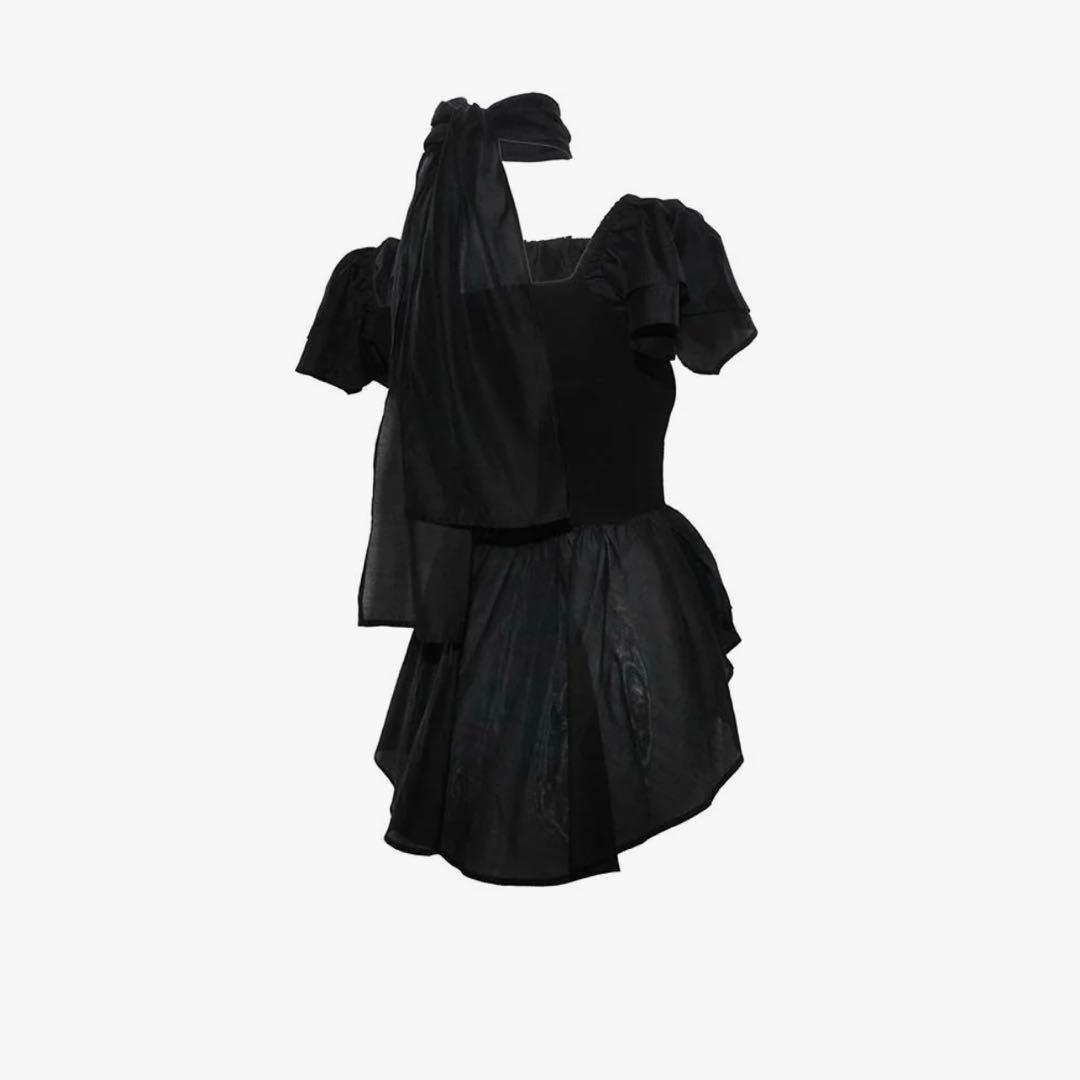 8月11日削除　S ruffle stole tops