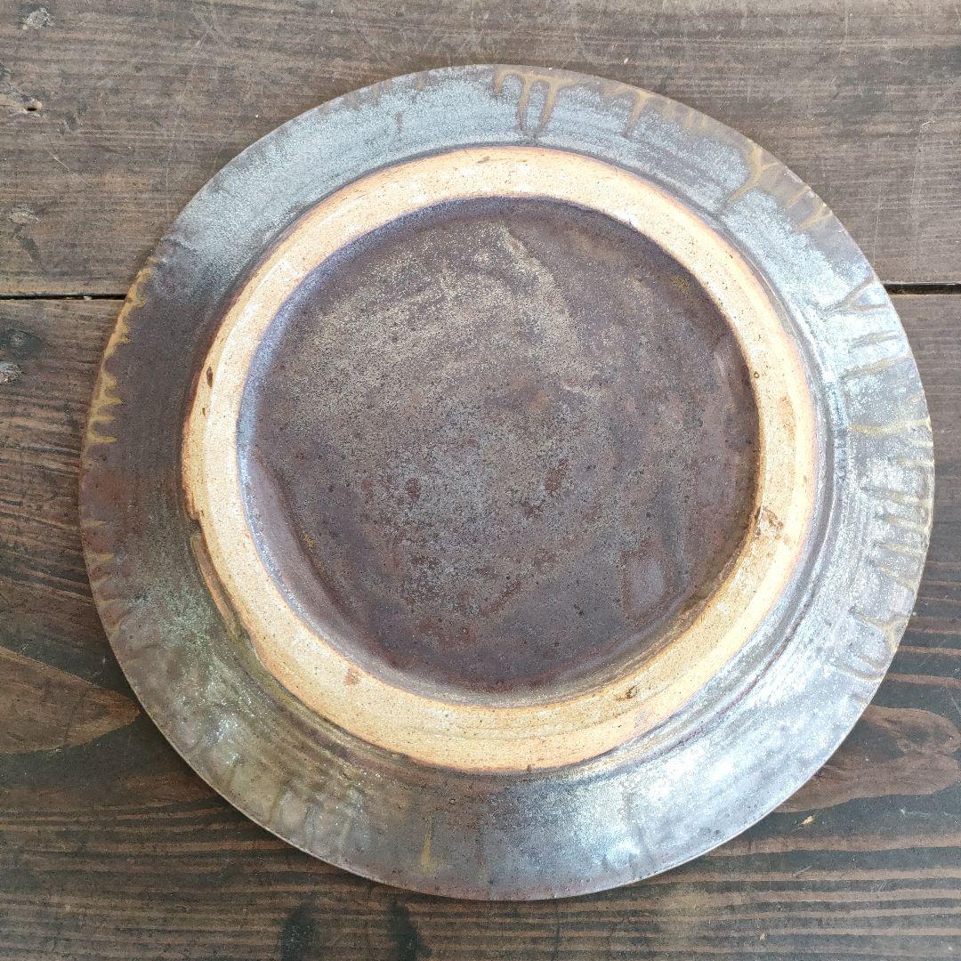 出西窯 大皿 35cm 出雲 民藝 未使用品 工芸 レア 希少 飾り皿