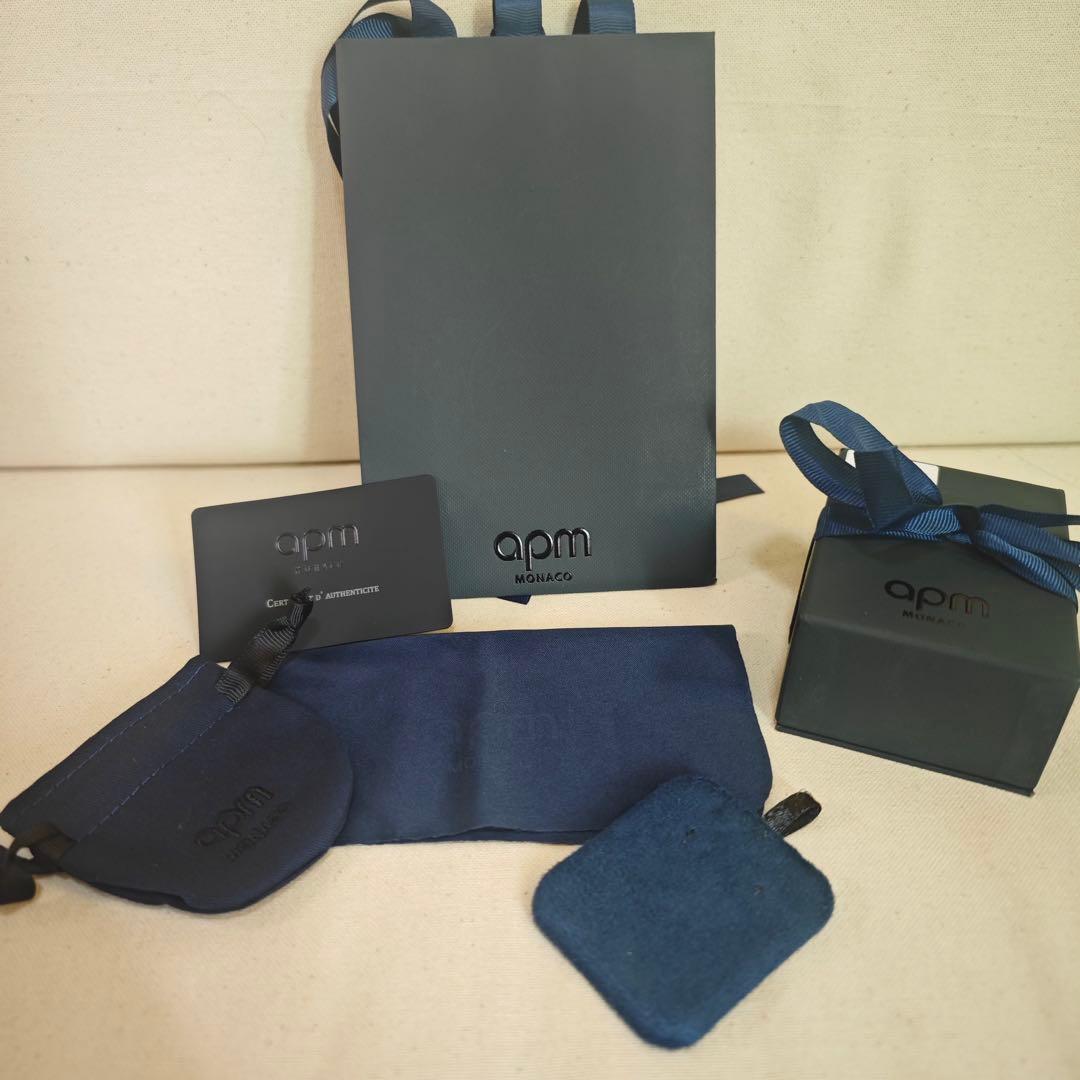 APM Monaco ピンクシェルハート ブレスレット