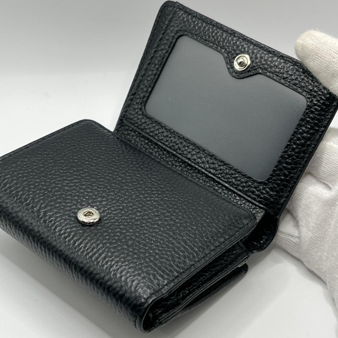 人気 Vivienne Westwood 特価 黒がま口 定番 折財布 高級感