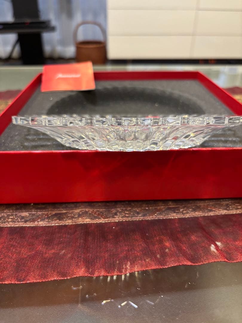 未使用 Baccarat バカラ ミルニュイ プレート 21cm 皿 食器　⑥