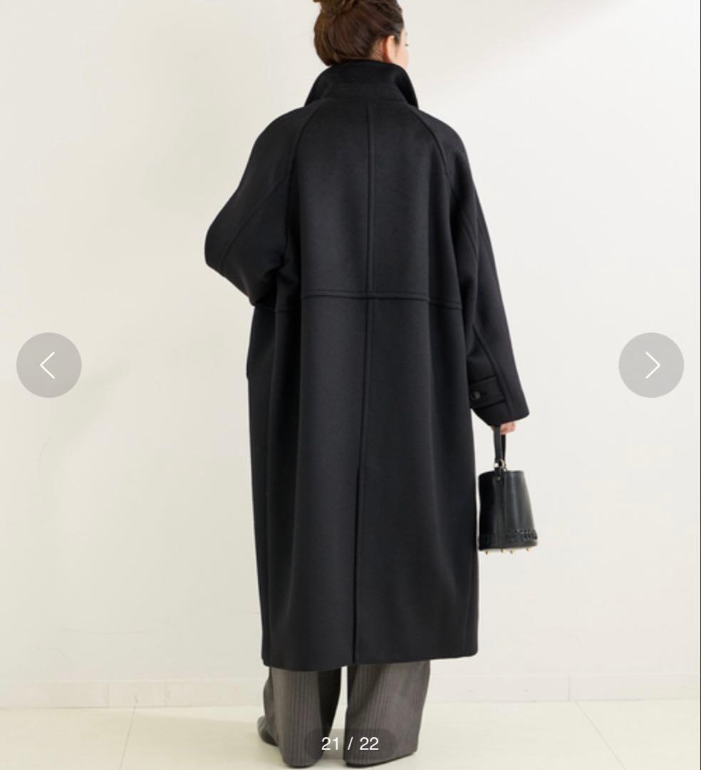 極美品♡完売品B.C STOCK WビーバーコクーンW前スタンドコート 24AW