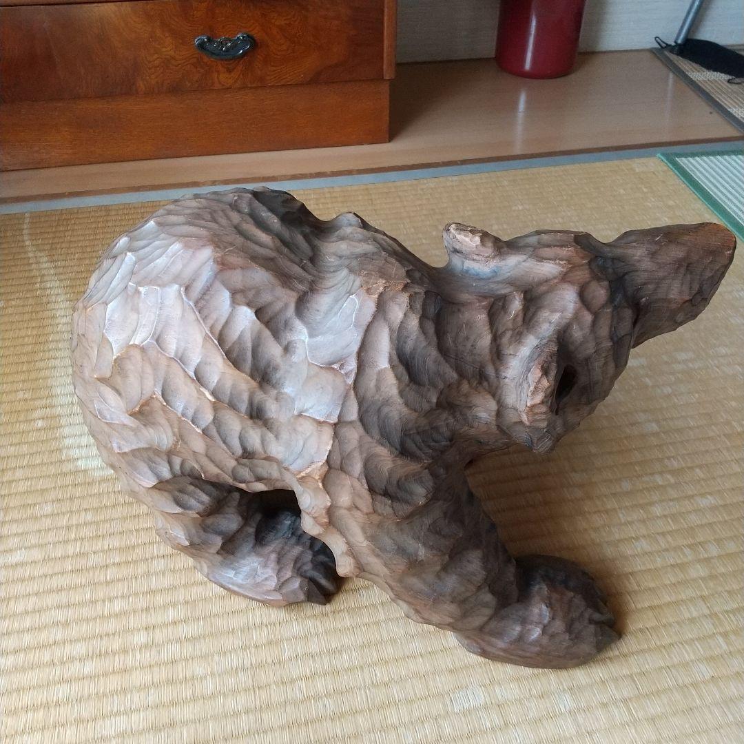大型木彫り熊 北海道土産