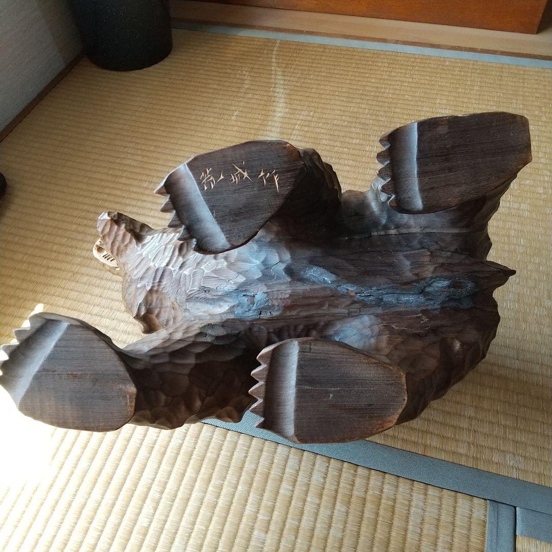 大型木彫り熊 北海道土産