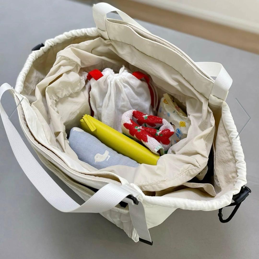 SOLPRESA キルティング トート マザーズバッグ Mサイズ　ブラック