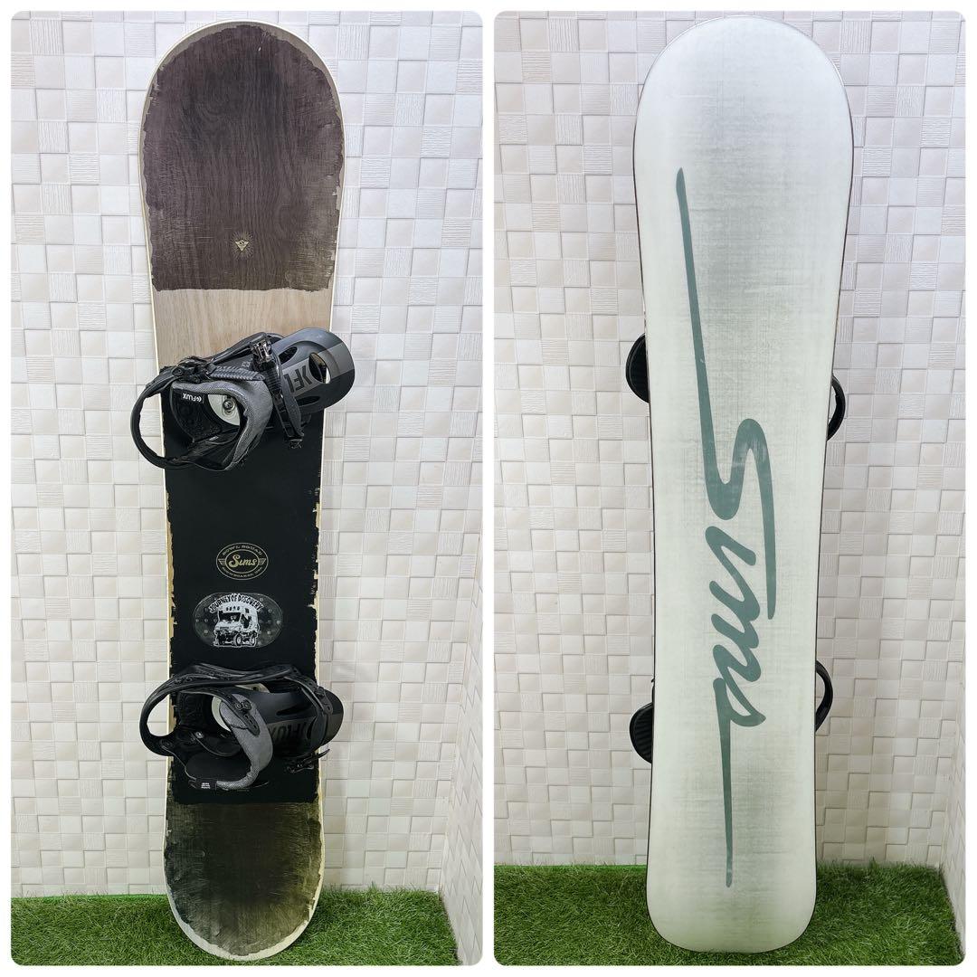 メンズ スノーボード 3点セット SIMS BOWL SQUAD 154cm