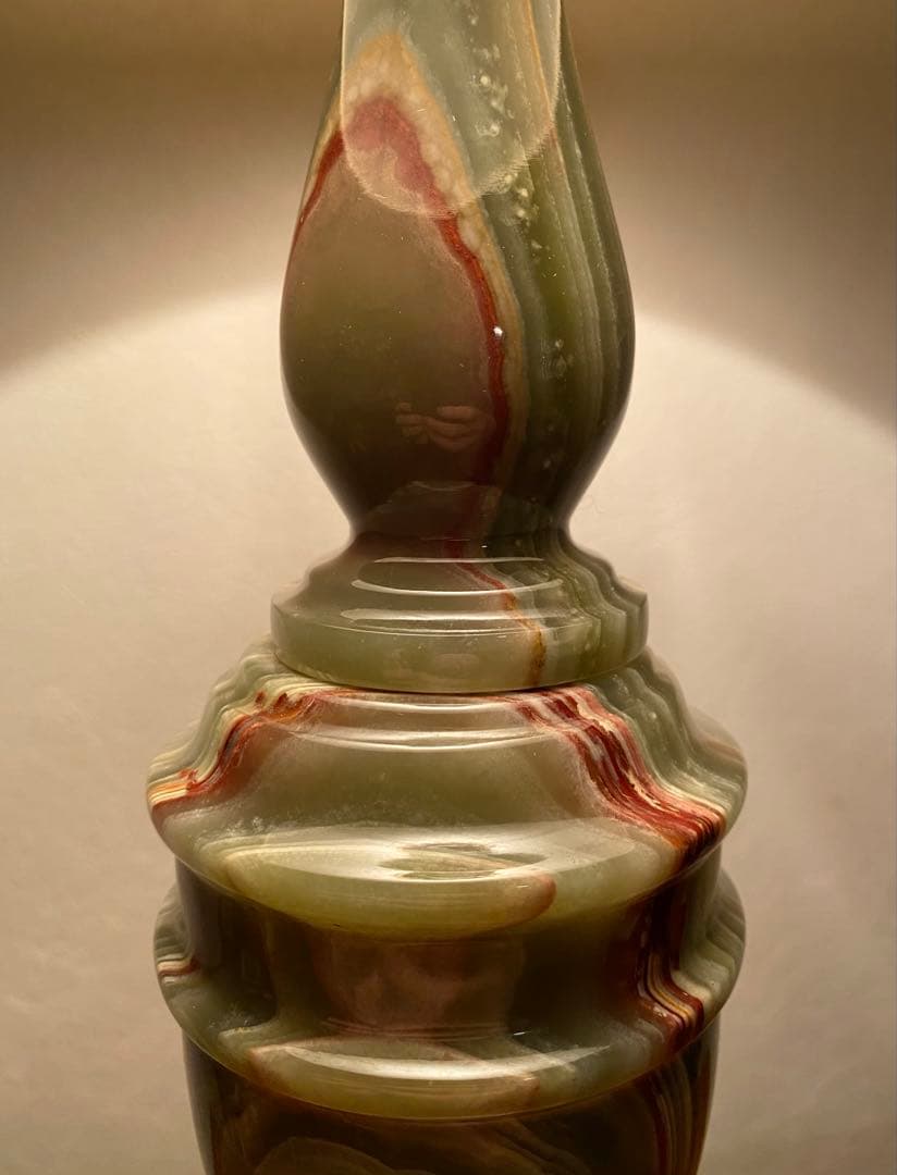 【美品】80sヴィンテージランプ オニキス madein パキスタン ベースのみ