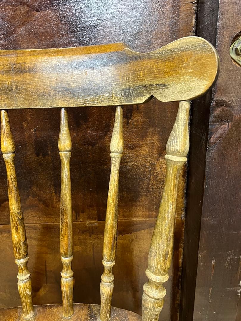 飛騨産業 キツツキ ウィンザーチェア 木製スピンドルバックチェア