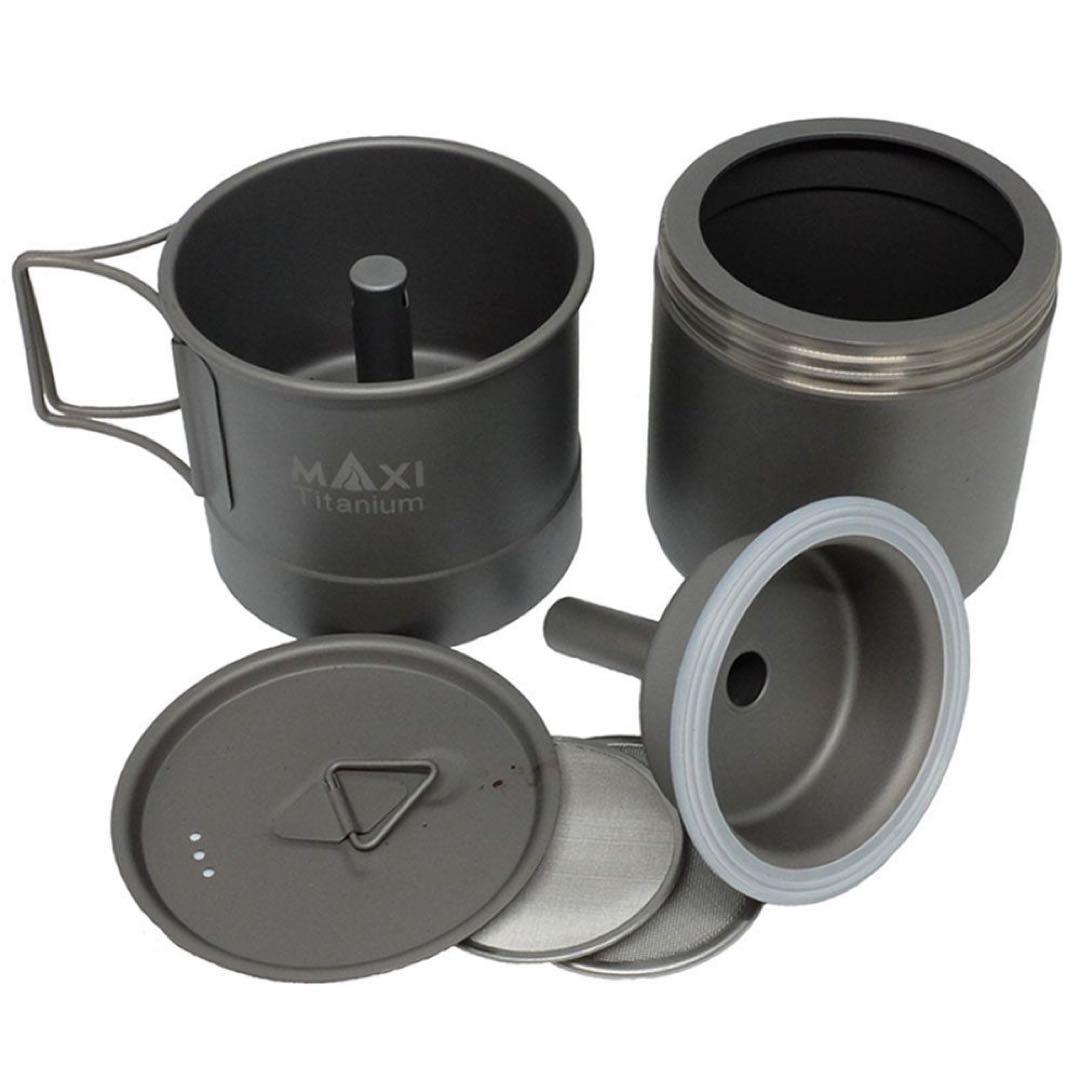 新品 MAXI マキシ チタンコーヒーメーカー 400ml