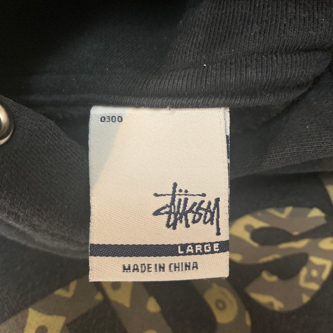 00s STUSSY モノグラム パーカー old stussy パロディ