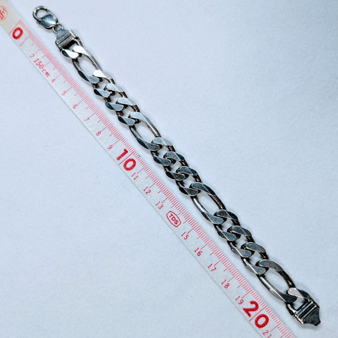 イタリア製 Silver925 シルバーブレスレット 約22cm 50g