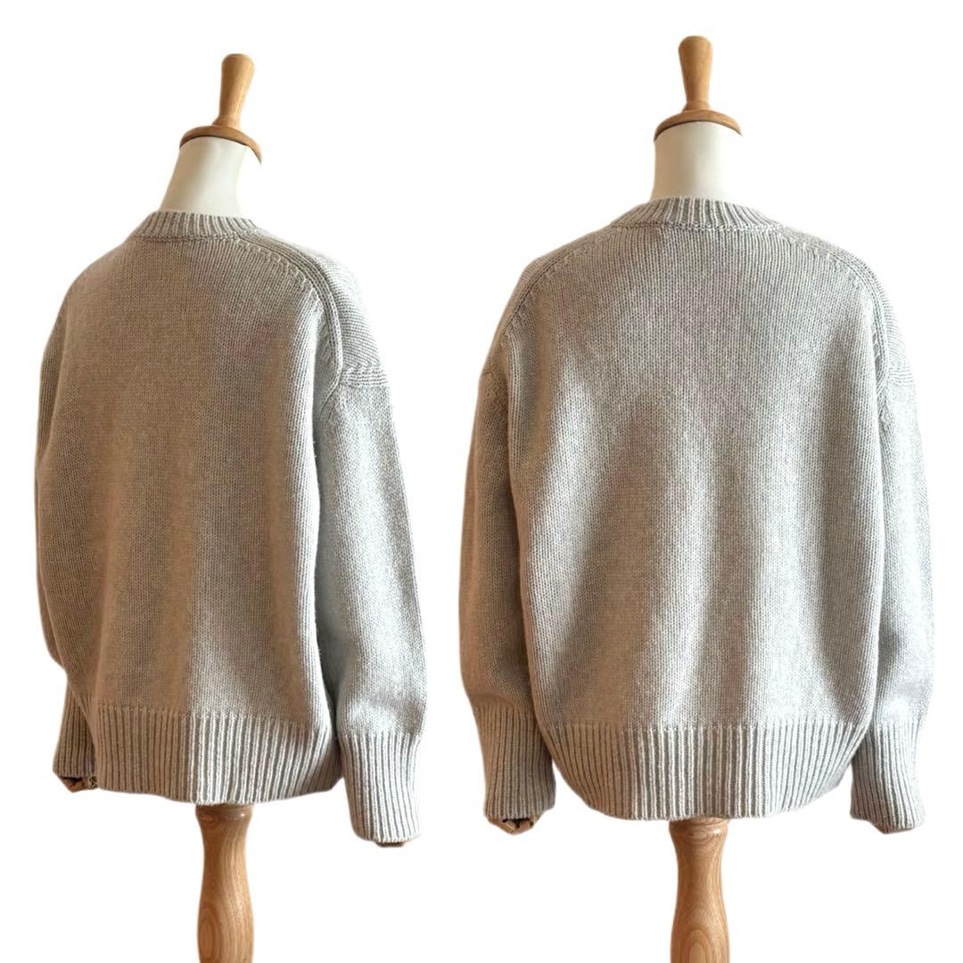 【GALERIE VIE】 ファインウール クルーネックプルオーバー