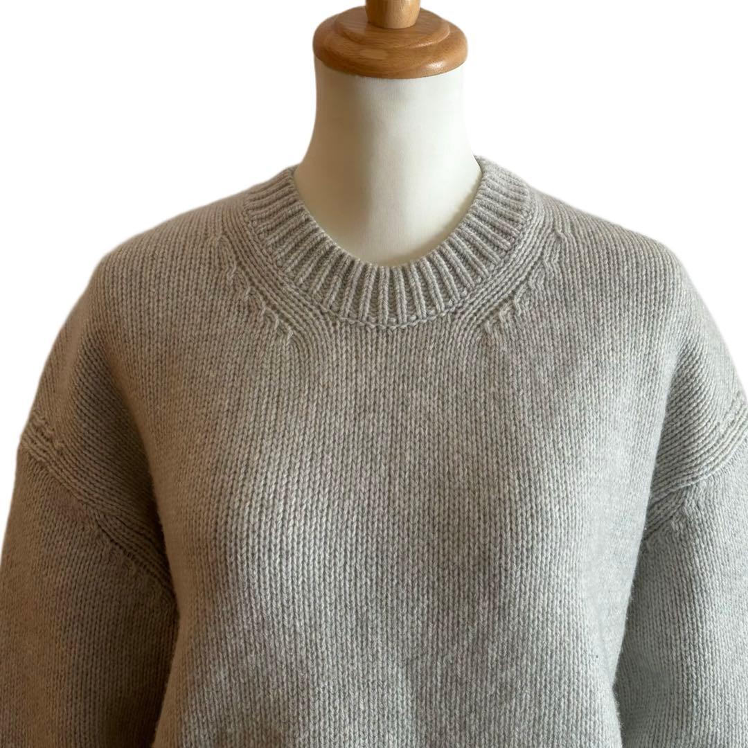 【GALERIE VIE】 ファインウール クルーネックプルオーバー