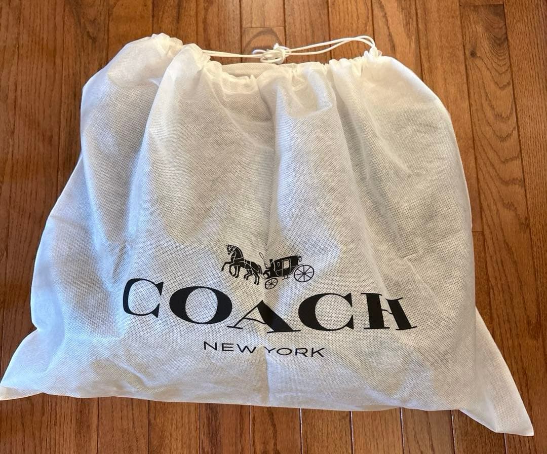 新品同様　COACH ダブルハンドル革製トートバッグ　メンズ&レディース