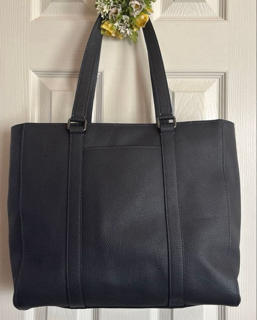 新品同様　COACH ダブルハンドル革製トートバッグ　メンズ&レディース