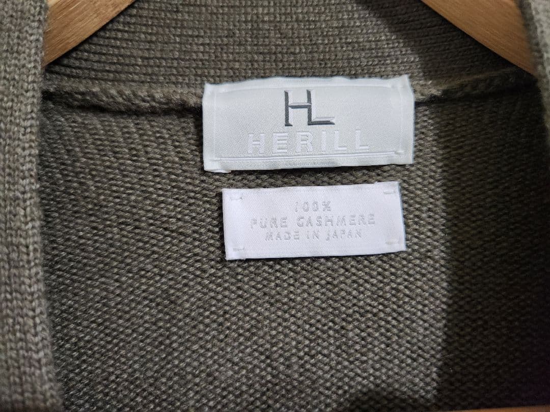 HERILL Goldencash Cardigan ヘリル カーディガン