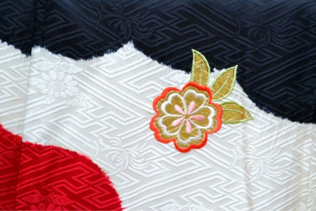 1点限り在庫処分特価　七五三 着物 7歳 女の子 正絹 着物単品　本絞り 手染め