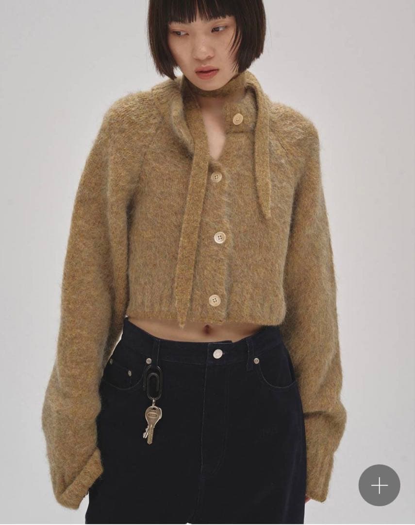 トップス Brushed Knit Cardigan