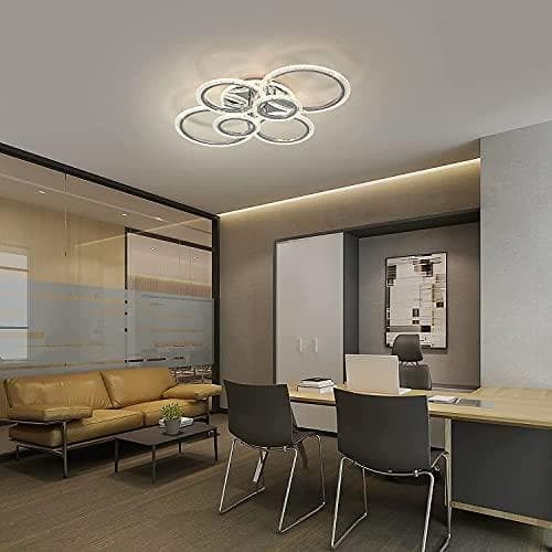 LED シーリングライト 北欧 円形省エネ アクリルシャンデリア ~12畳 おa
