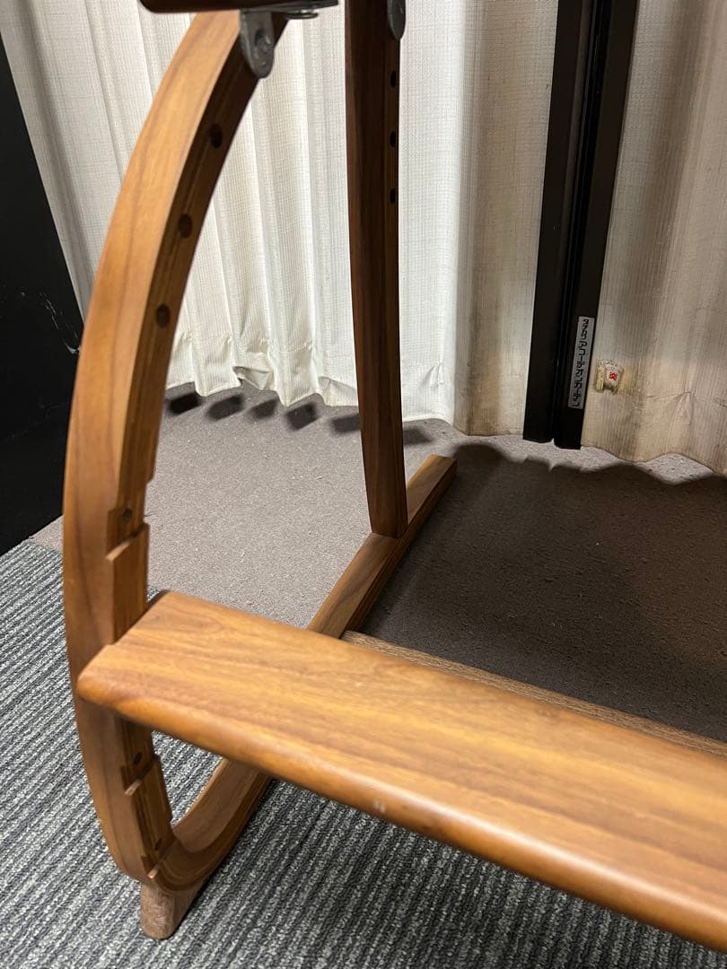 N1【used】カリモク デスクチェア XT2451KR フローラルブルー