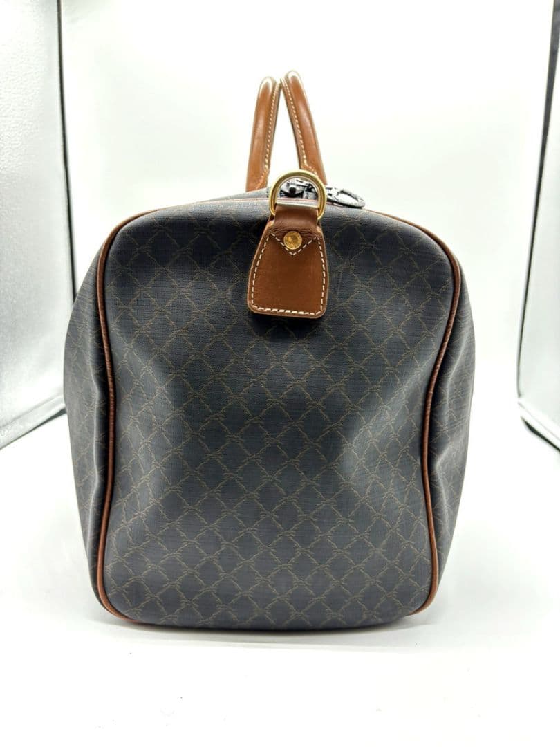 【美品】LONGCHAMP　ロンシャン　ボストンバッグ　トラベルバッグ　総柄