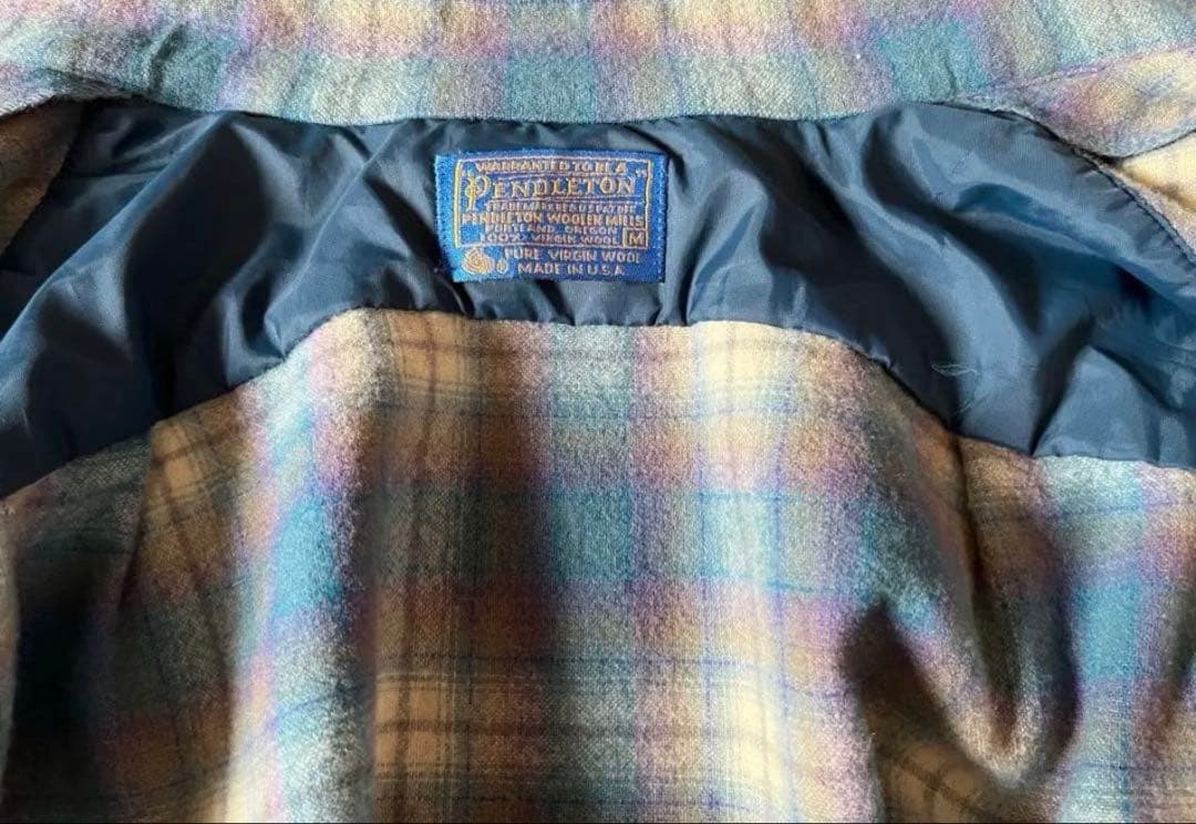 ペンドルトン　pendleton オンブレ　ボードシャツ　　 ウールシャツ