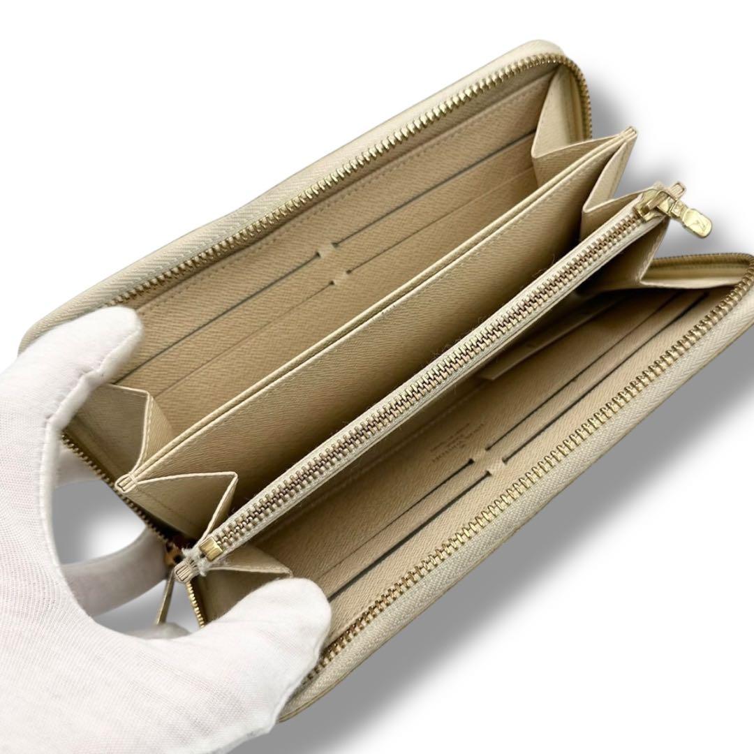 【美品】ルイヴィトン ジッピーウォレット ダミエアズール ラウンドファスナー