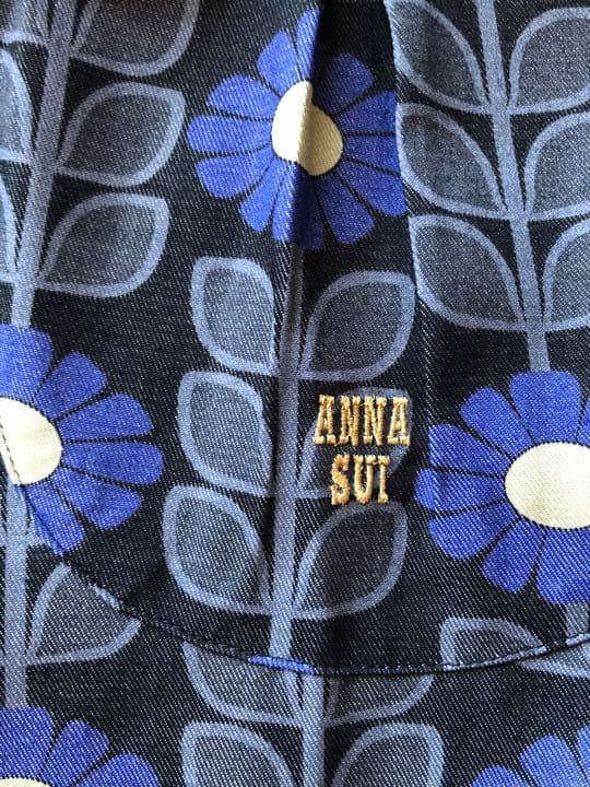 新品未使用　アナスイ　エプロン　後ろクロス　しっかり生地