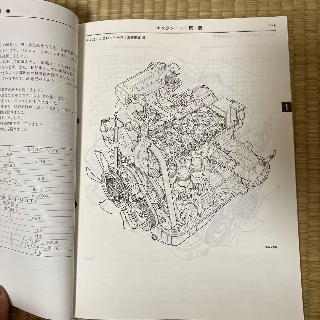 三菱　初代？パジェロミニ 新型車解説書 '94-12