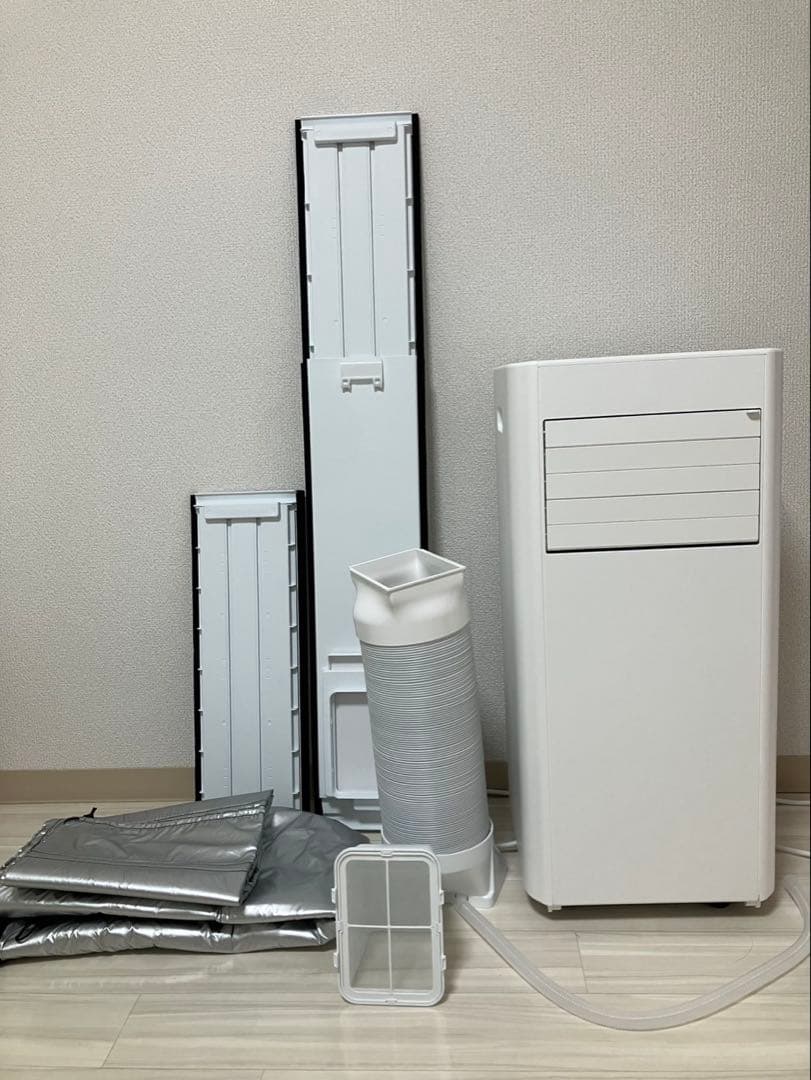 美品　2025年式　アイリスオーヤマポータブルクーラー➕ダクトカバー　※引取限定