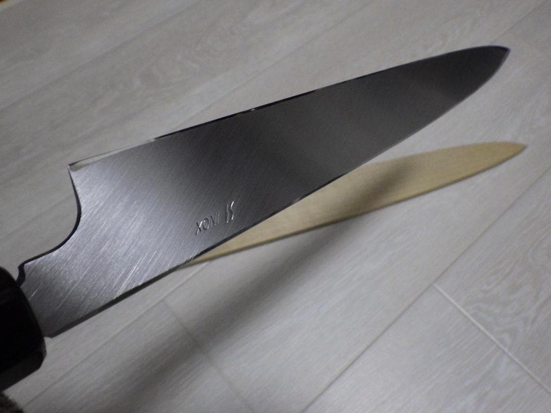 酔心INOX本焼き★柳刃刺身包丁尺寸★六角半丸水牛柄★鞘付属