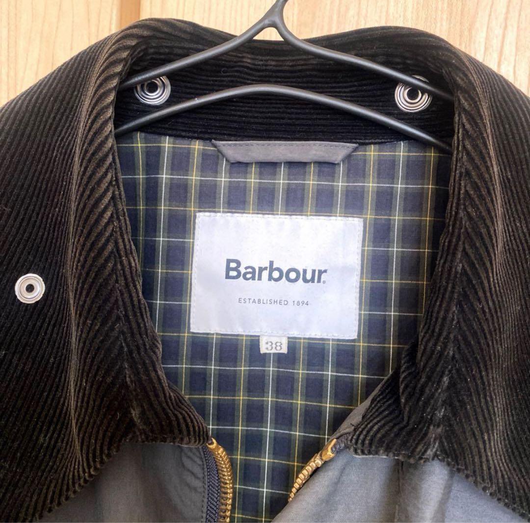 飴*様 Barbour ステンカラーコート ダークグレー