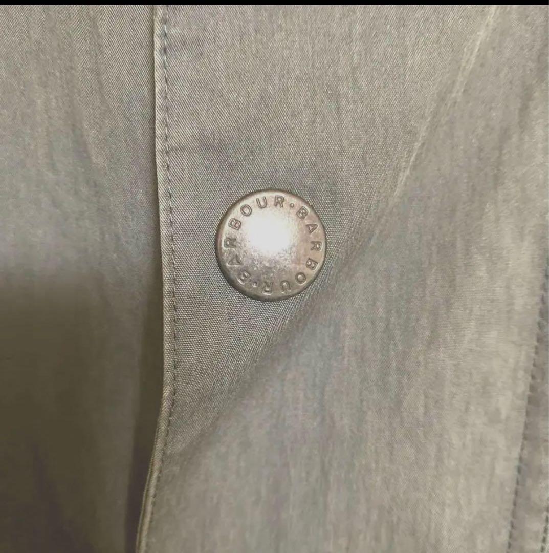 飴*様 Barbour ステンカラーコート ダークグレー