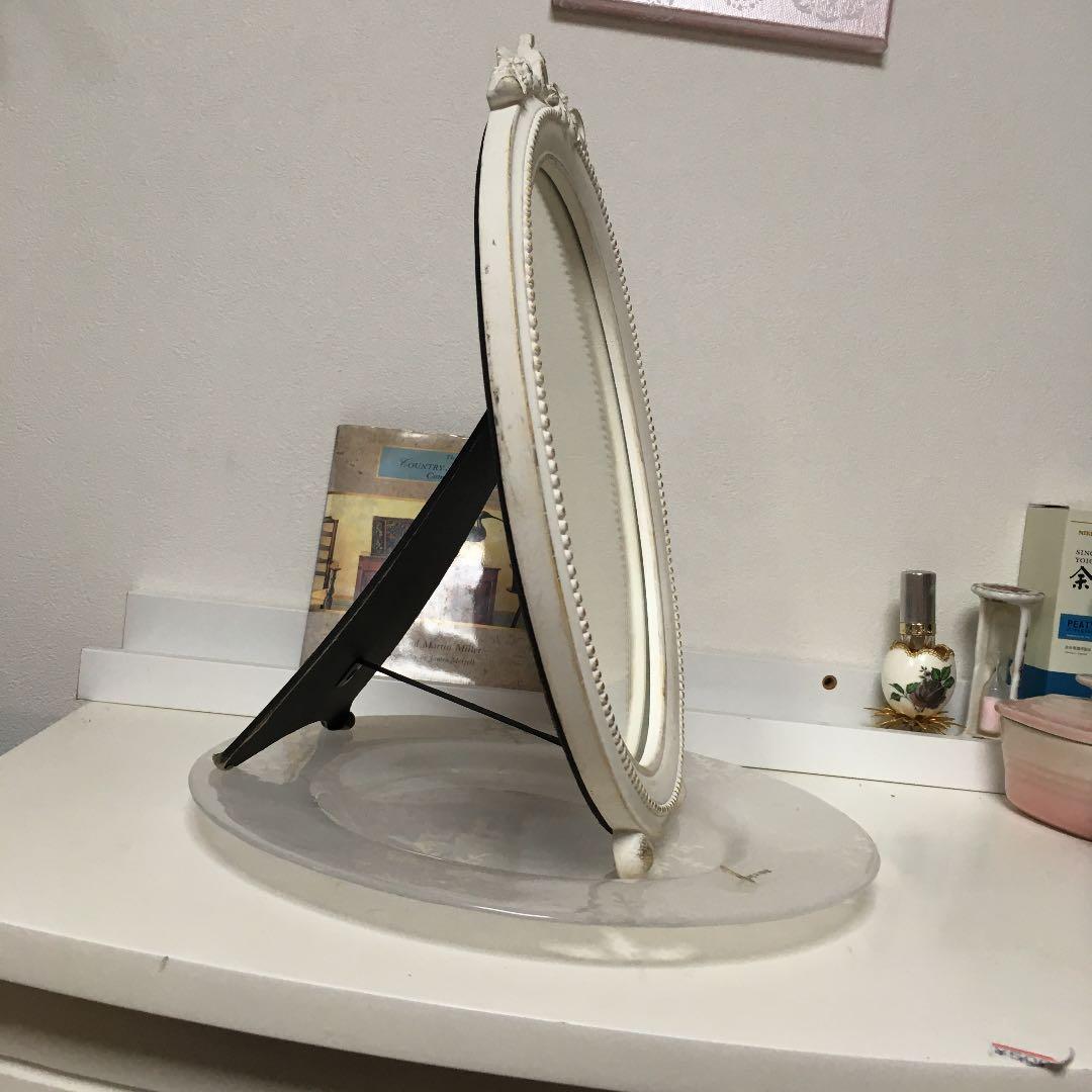 ローラアシュレイ  アンティーク調　スタンドミラー