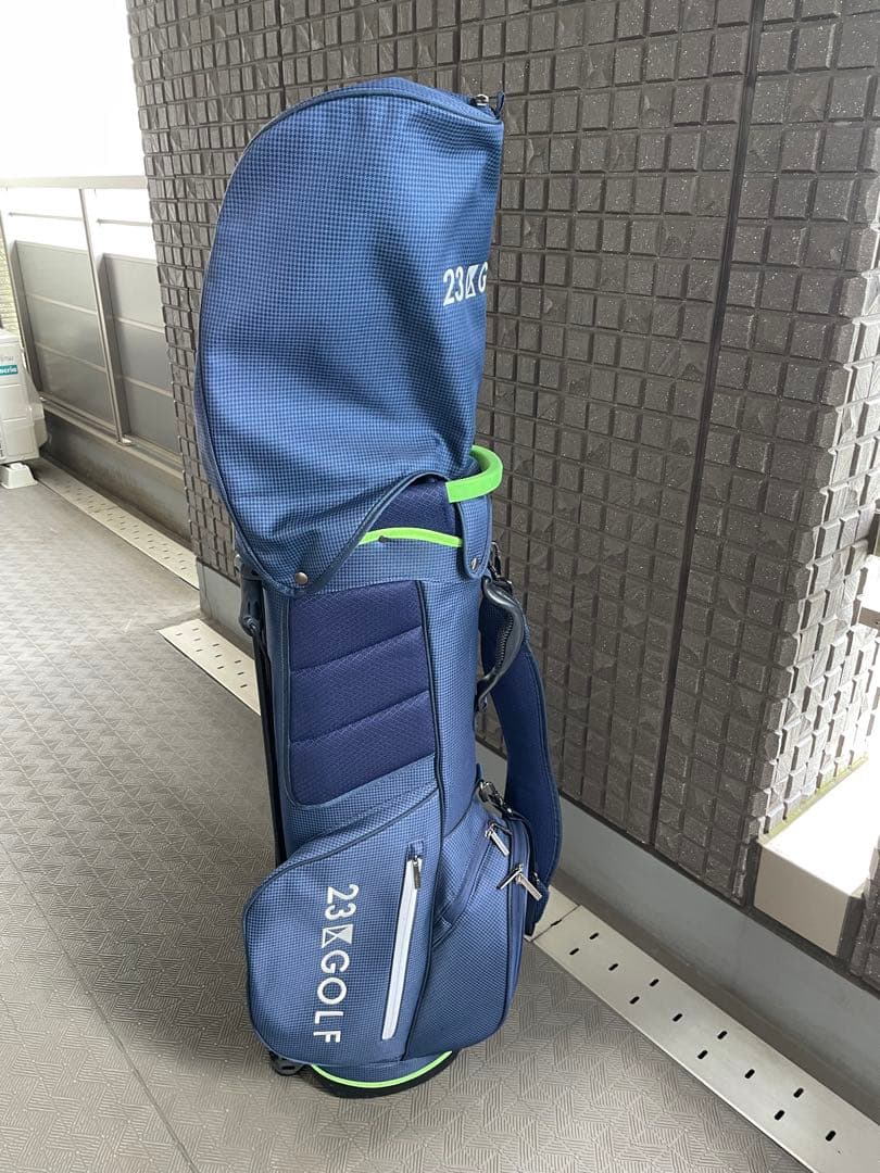 23GOLF スタンド式キャディバッグ ネームプレート（未使用）つき