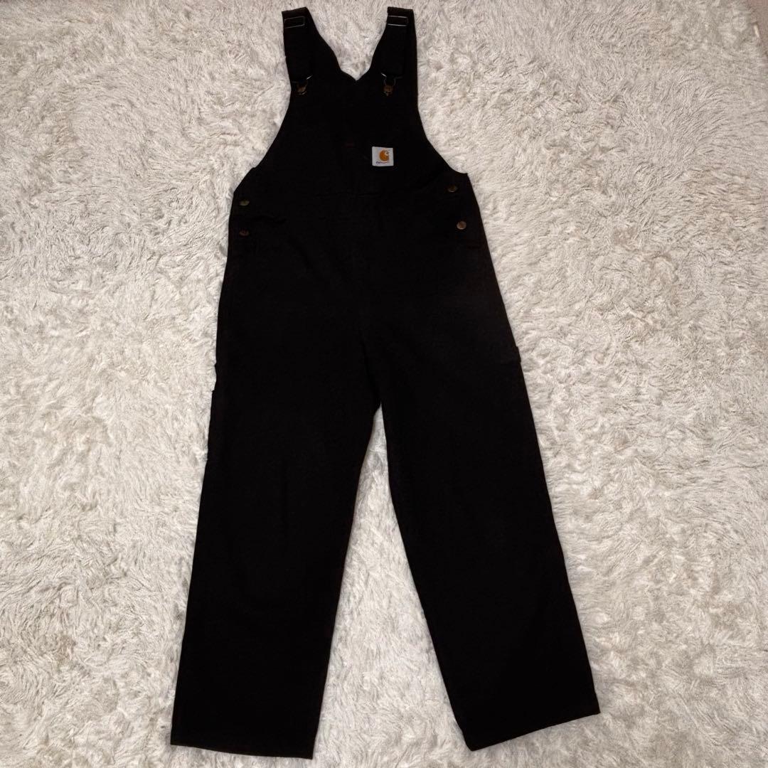Carhartt カーハート オーバーオール ブラック デニム S
