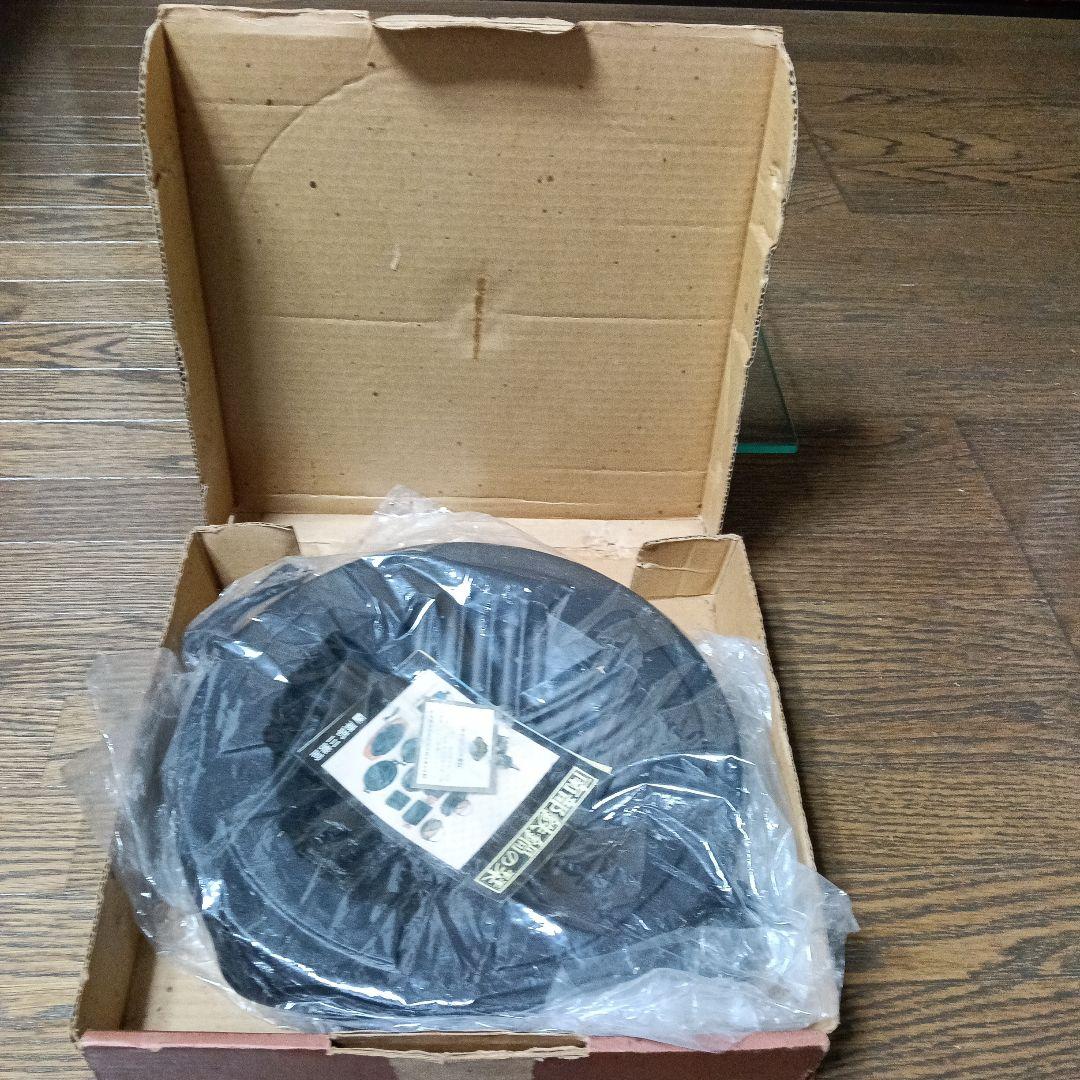 【未使用】大昔の南部鉄器　南部鉄鍋　ビンテージ　三巌堂　箱、栞、検査証付き