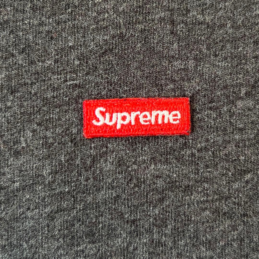 【24FW美品】Supreme Small Box Logo 濃灰 XL 正規