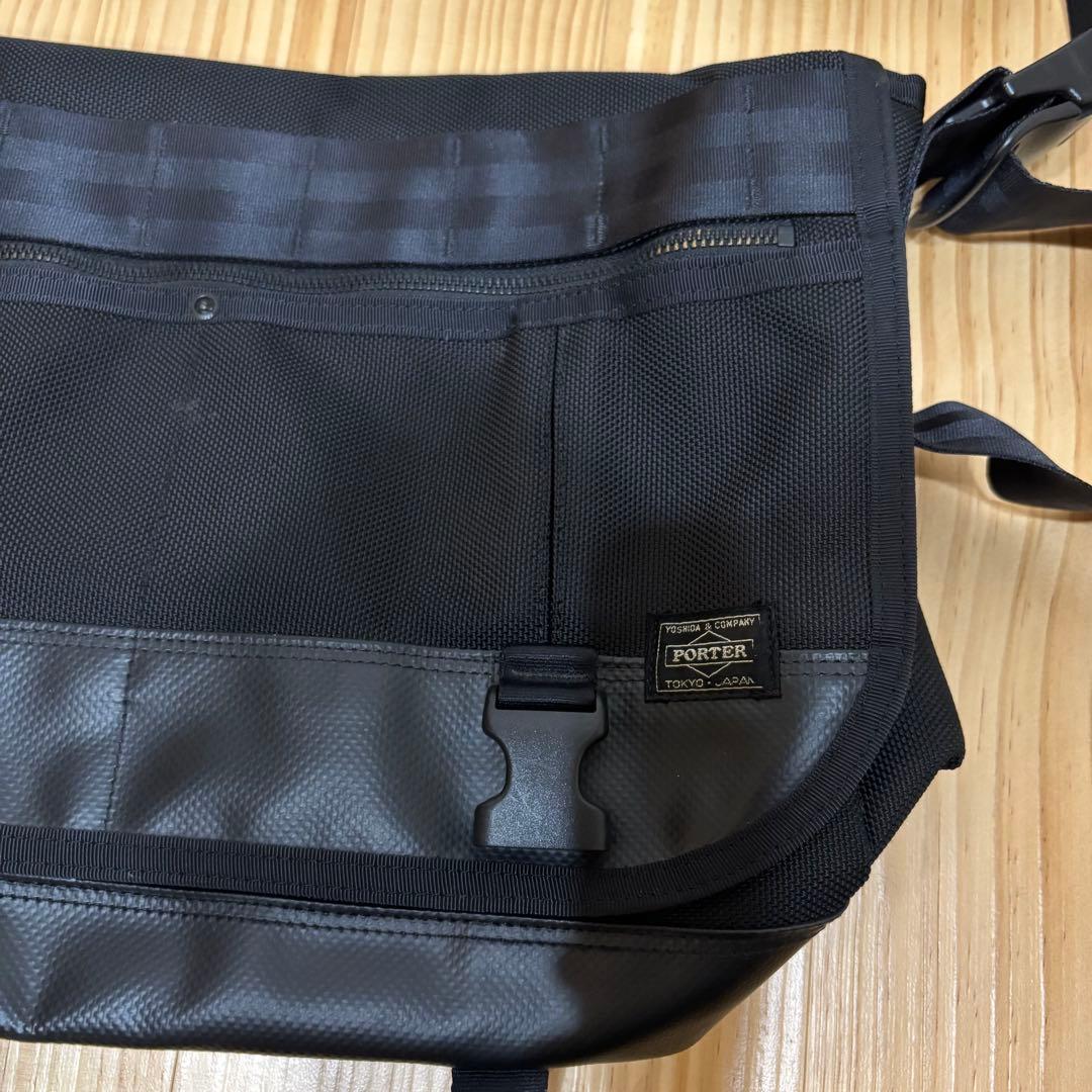 PORTER メッセンジャーバッグ ブラック 吉田カバン HEAT