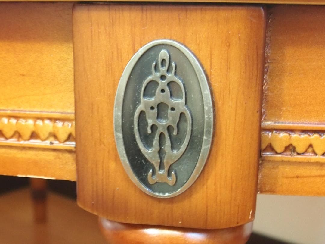 【中古・擦れあり】アジアン家具 Pass 楕円形 ソファーテーブル/ローテーブル