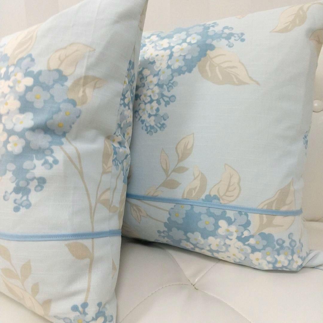 専用B様 ローラアシュレイ ポートランドコバルト ハンドメイドクッションカバー