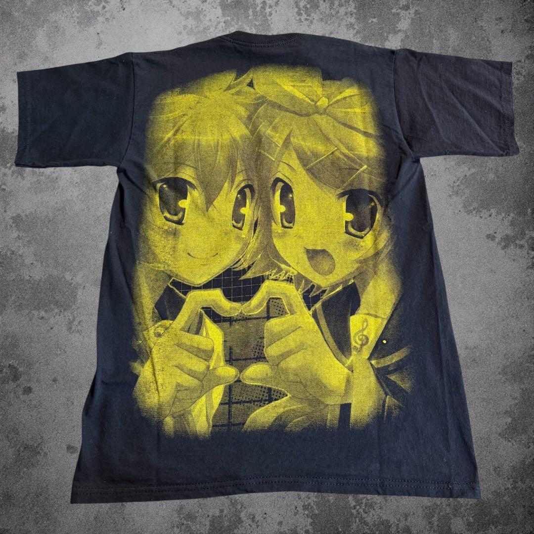 ヴィンテージ　鏡音リン・レン　メキシカンブート　アニメtシャツ