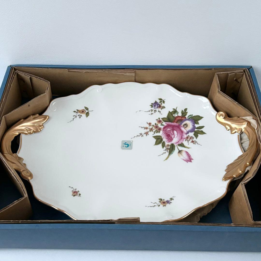 ノリタケ スタジオコレクション 取っ手付　オーバルボール　プレート　高級　盛り皿