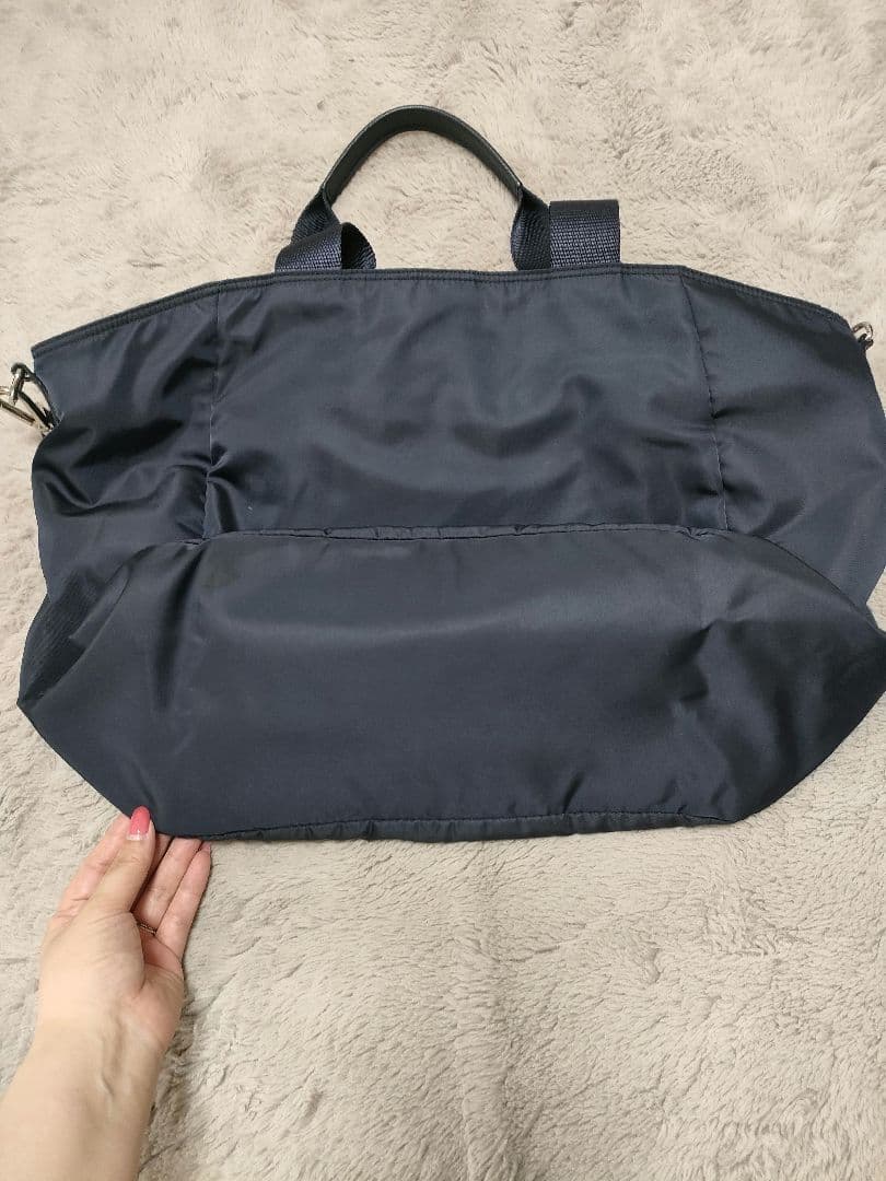 PRADA ネイビー ナイロン マザーズバッグ