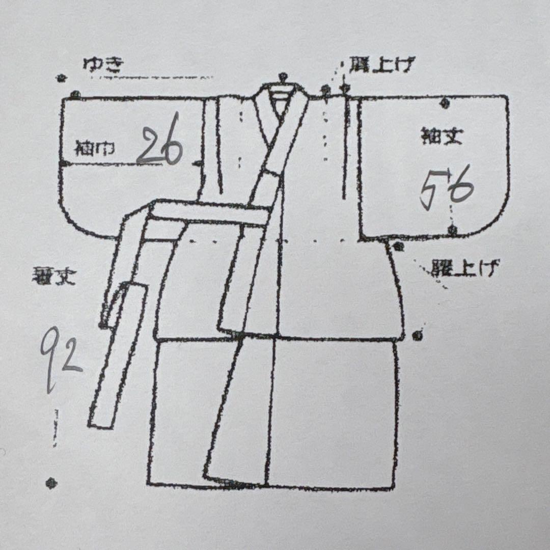【新品未使用】七五三　３歳　女の子　被布フルセット　ピンク赤　無地